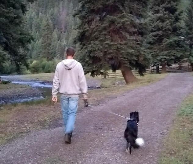 Eric & Baby in South Fork, Colorado